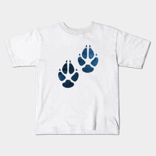 Fox Paw Prints Kids T-Shirt